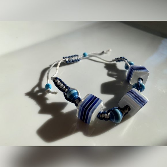 Swarovski Beaded Crochet Handmade Bracelet - Picture 6 of 6